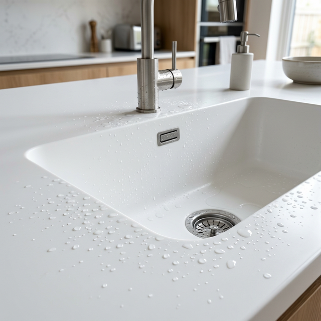 Интегрированная мойка из акрила