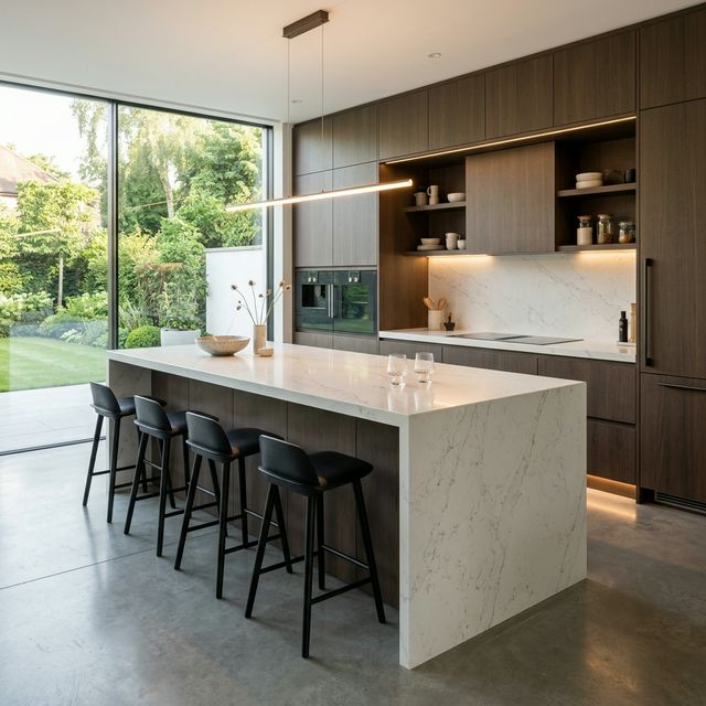 Kvartstootasapind interjööris